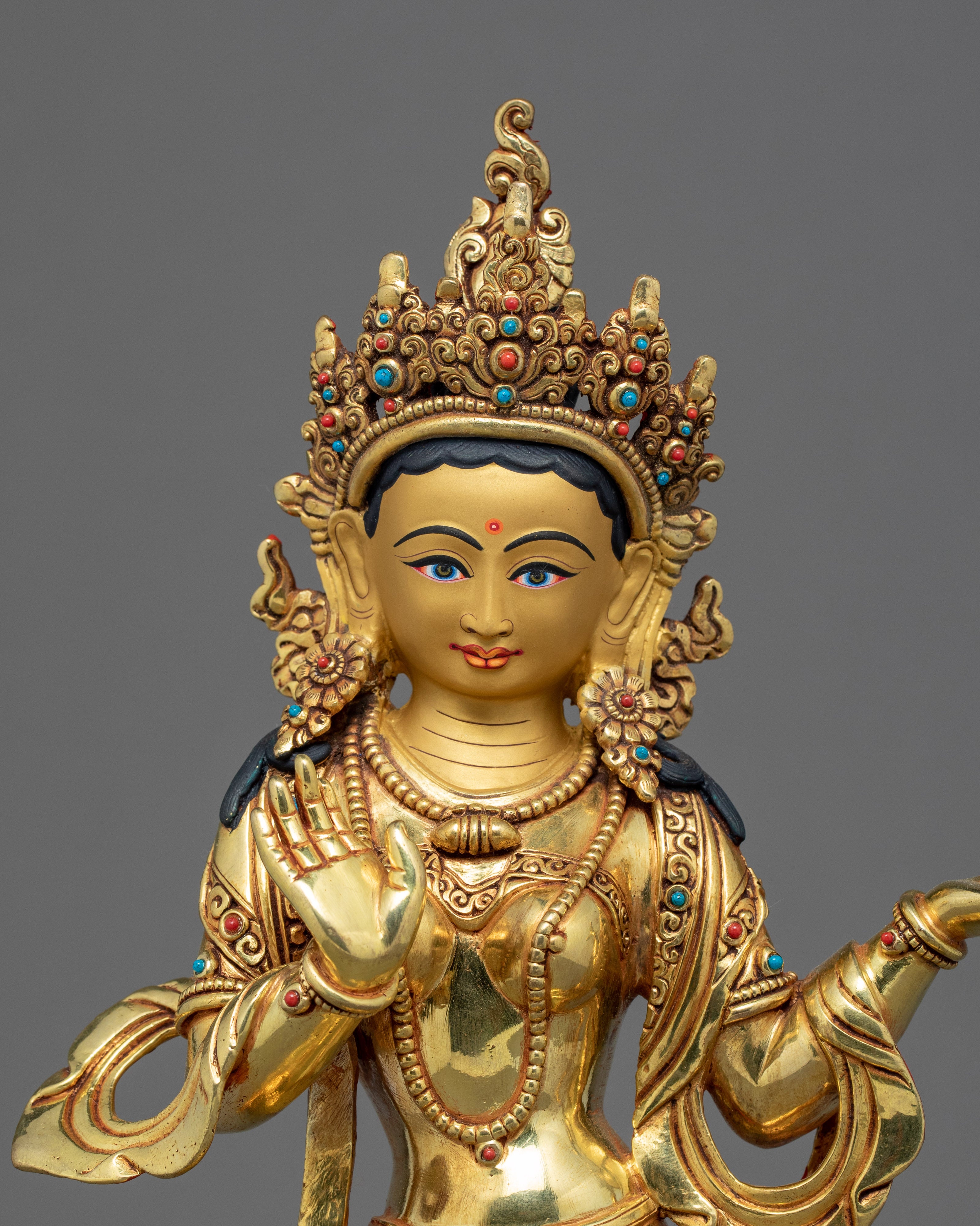 Khando Yeshe Tsogyal & Mandarva Statue | Traditional Art
