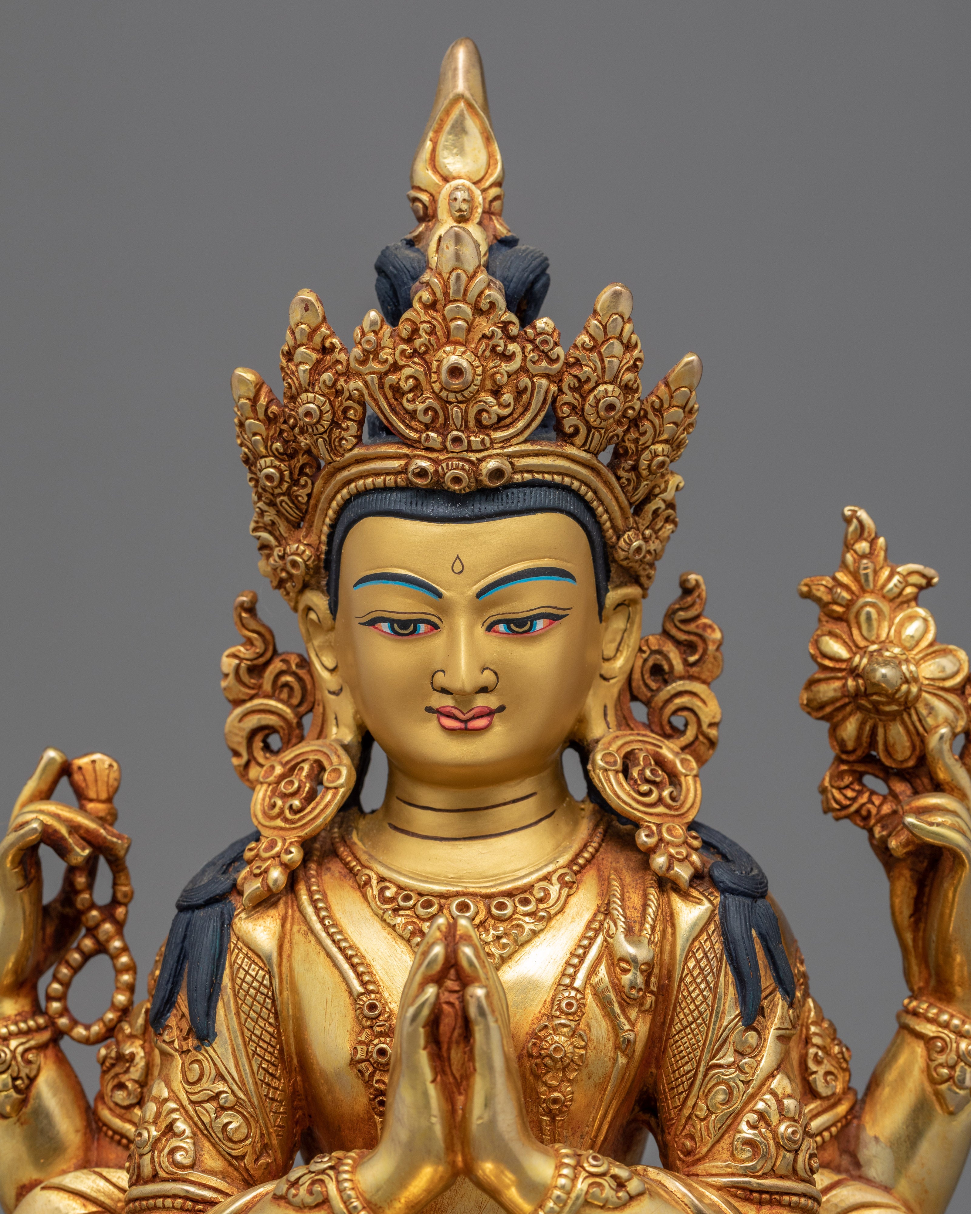 Chenrezig Buddha Statue | Traditional Himalayan Art