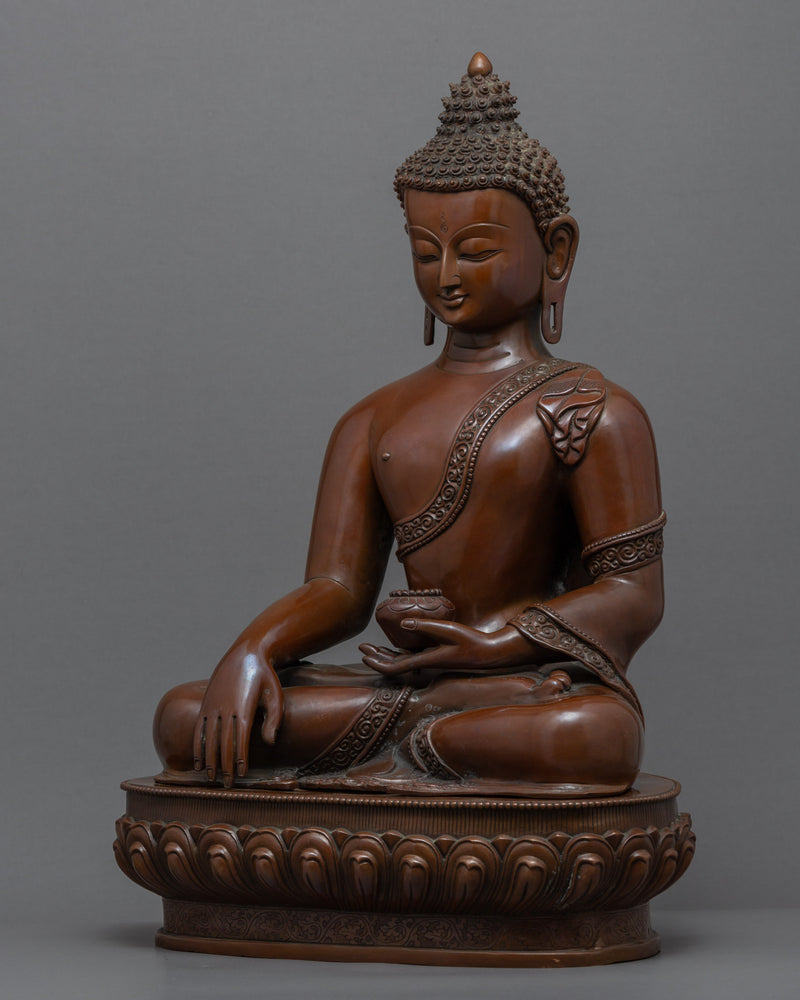 The Buddha Shakyamuni Statue | Traditional Himalayan Art
