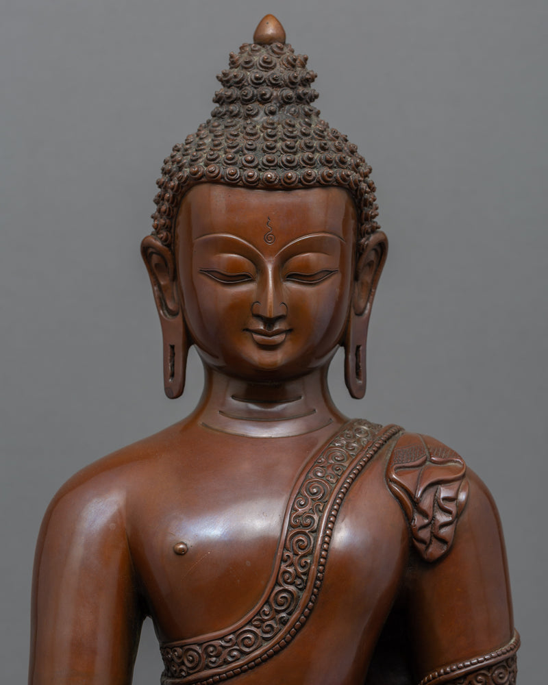 The Buddha Shakyamuni Statue | Traditional Himalayan Art