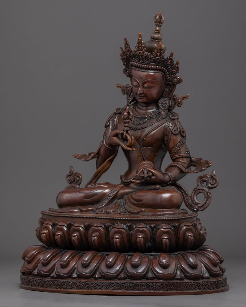 Tibetan Vajrasattva Statue | Hand Carved Himalayan Art