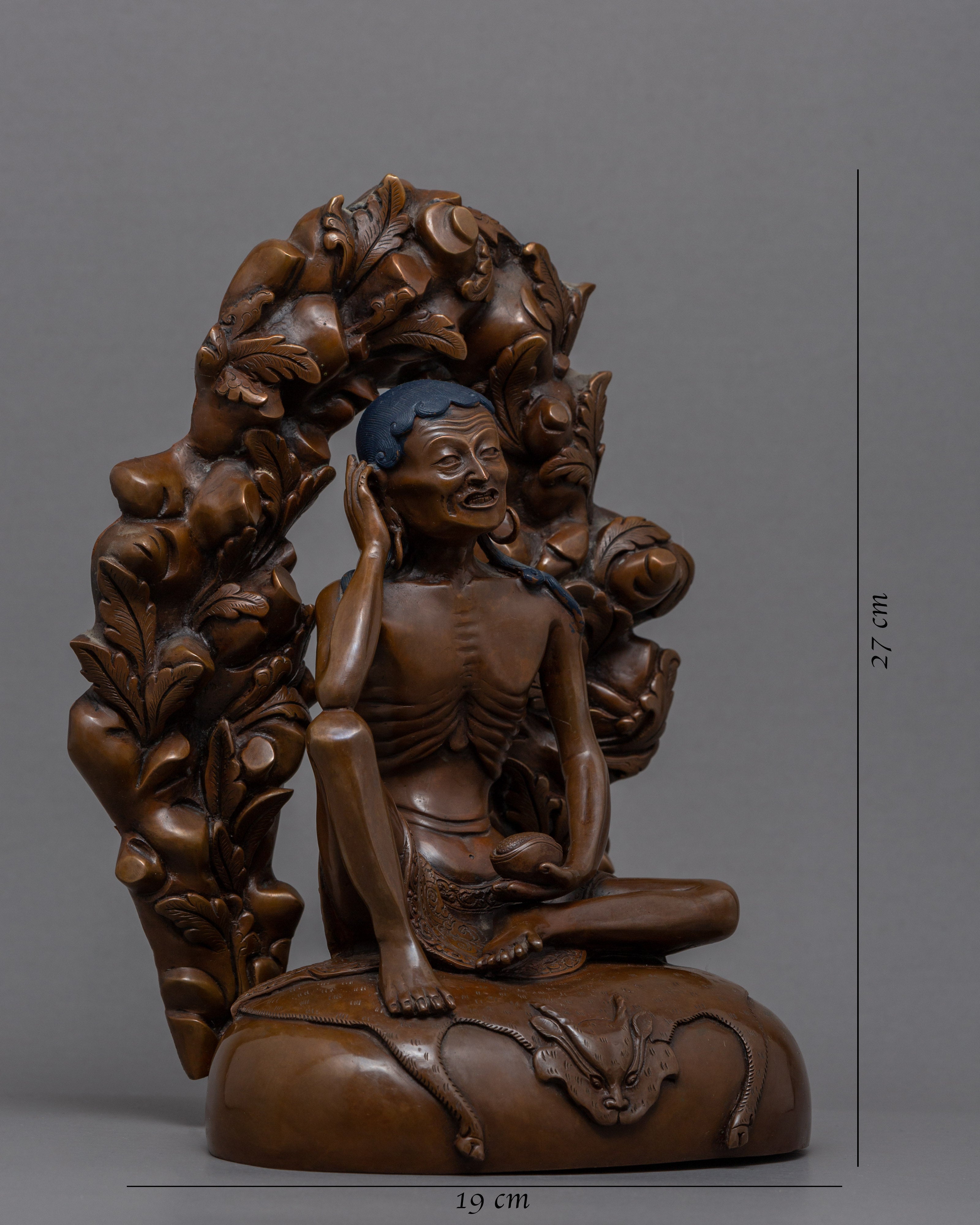 Milarepa Buddha Statue | Himalayan Art | Hand Carved  Art