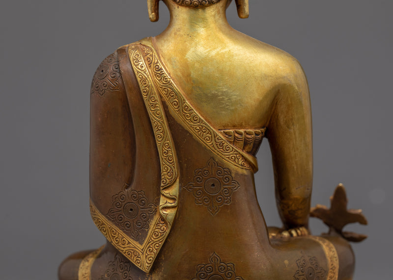 Bhaiṣajyaguru Statue | Hand-Made Buddha Of Medicine Artwork