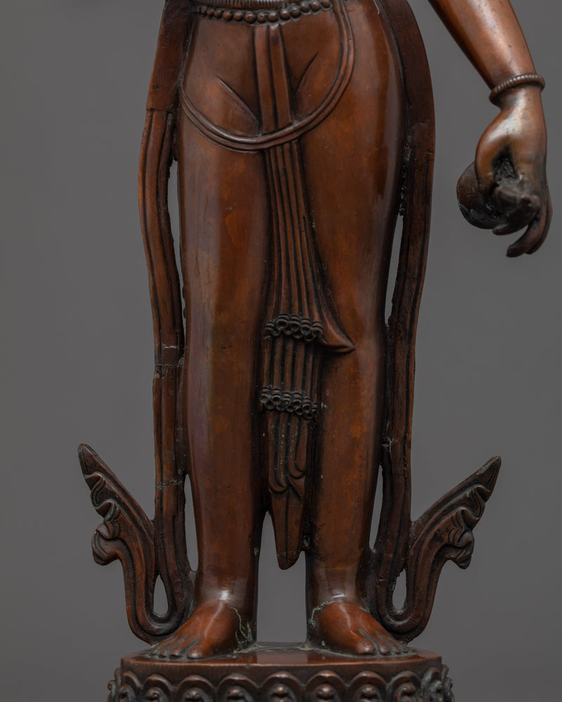 Bodhisattva Vajrasattva Sculpture | Traditional Buddhist Art