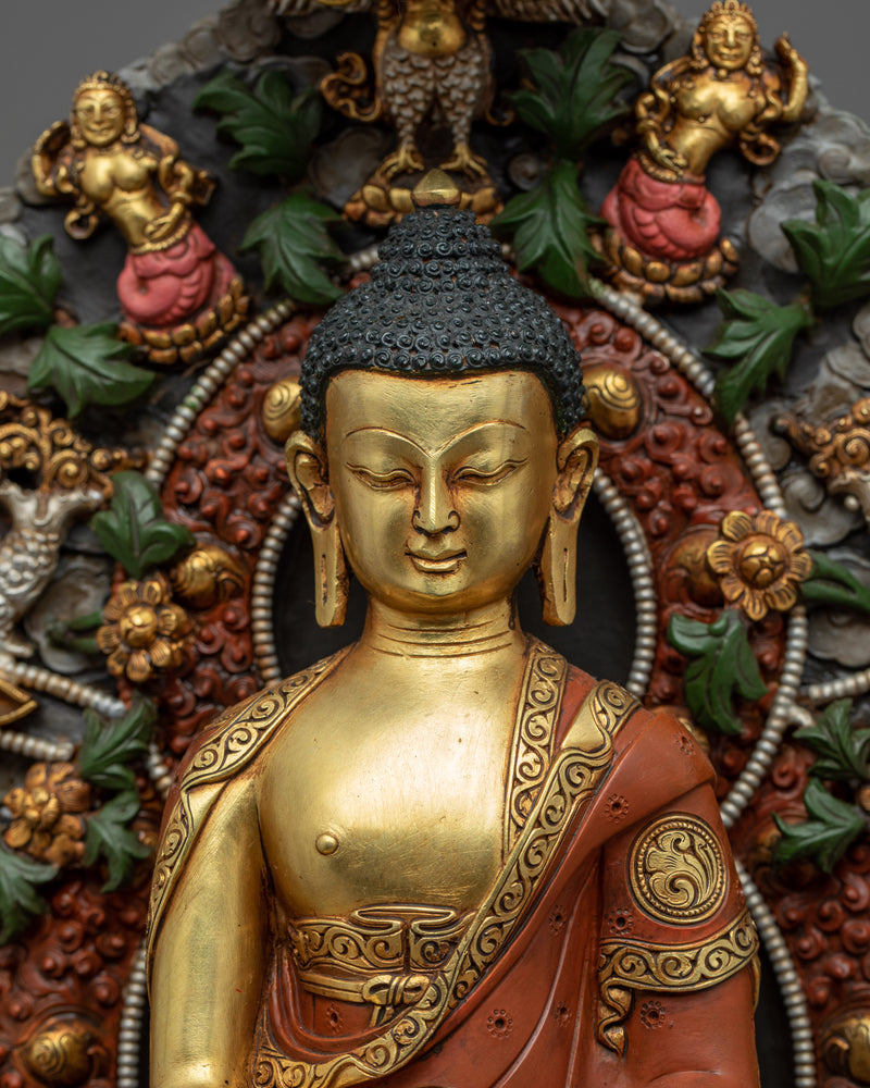 Gautam Siddharth Buddha | Handmade Gold Statue