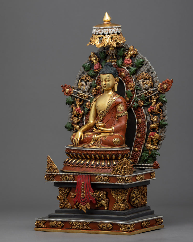 Gautam Siddharth Buddha | Handmade Gold Statue