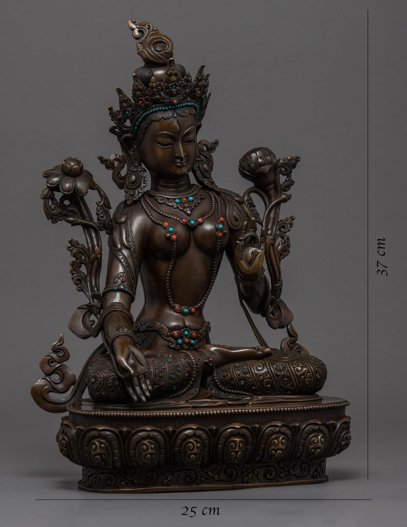 White Tara Art Sculpture | Hand-crafted Mother Tara Statue