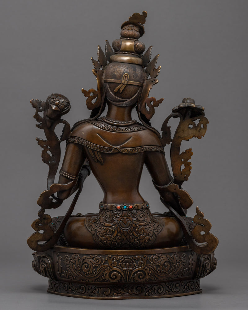 White Tara Art Sculpture | Hand-crafted Mother Tara Statue