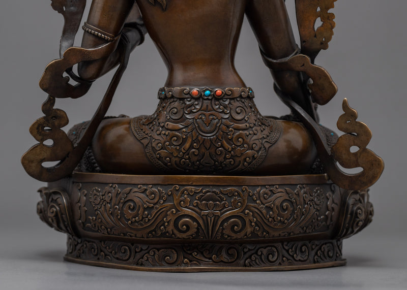 White Tara Art Sculpture | Hand-crafted Mother Tara Statue