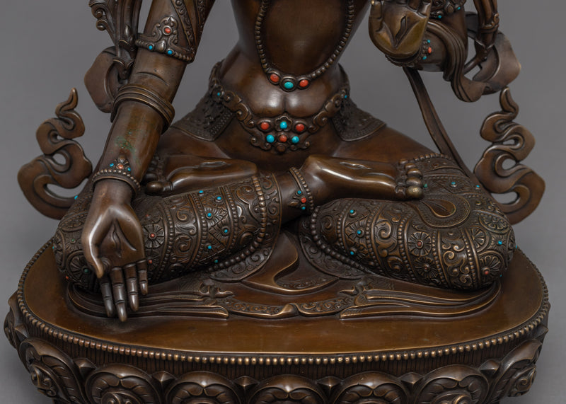 White Tara Art Sculpture | Hand-crafted Mother Tara Statue