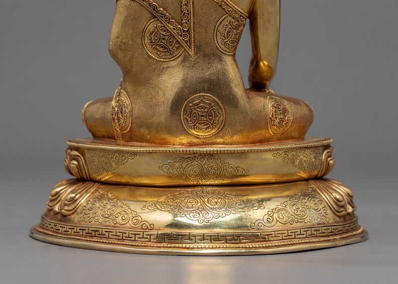 Shakyamuni Buddha Statue Art | Traditional Himalayan Statue