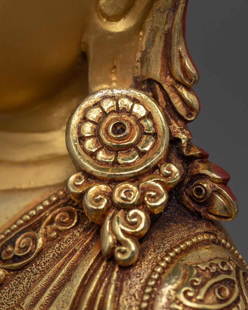 Shakyamuni Buddha Statue Art | Traditional Himalayan Statue