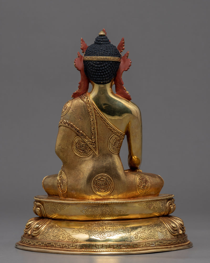 Shakyamuni Buddha Statue Art | Traditional Himalayan Statue