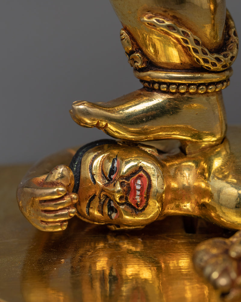 Black Dzambhala Statue | Wealth Deity | Himalayan Art