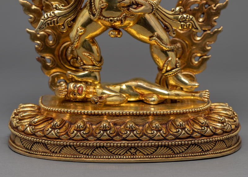 Black Dzambhala Statue | Wealth Deity | Himalayan Art