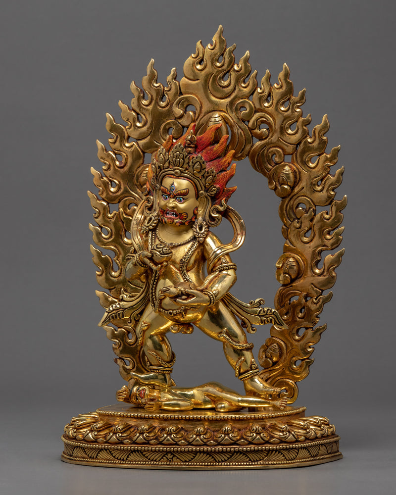 Black Dzambhala Statue | Wealth Deity | Himalayan Art