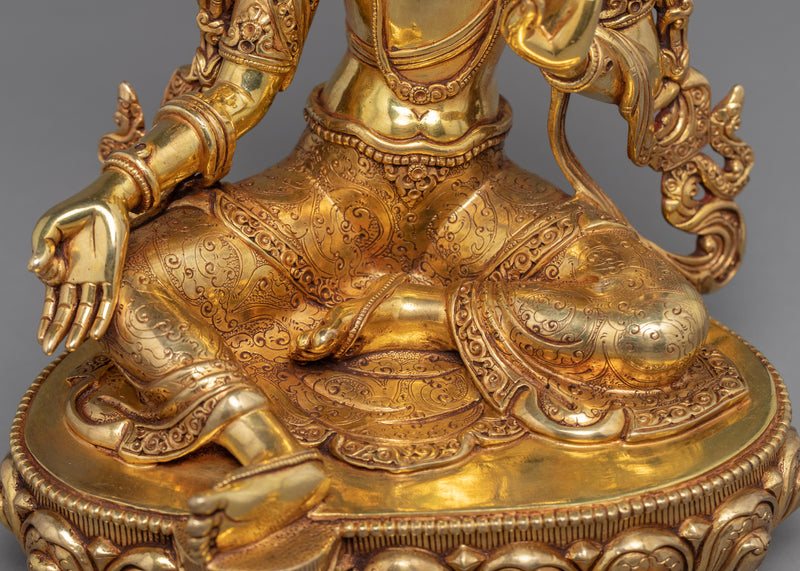 Green Tara Sculpture Himalayan Art | Mother Tara Statue