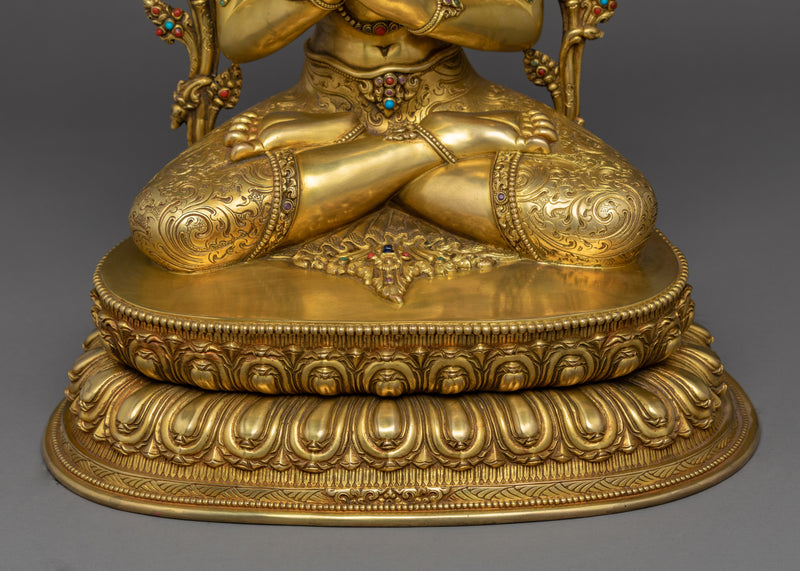 Maitreya The Future Buddha | Traditionally Hand Carved Statue