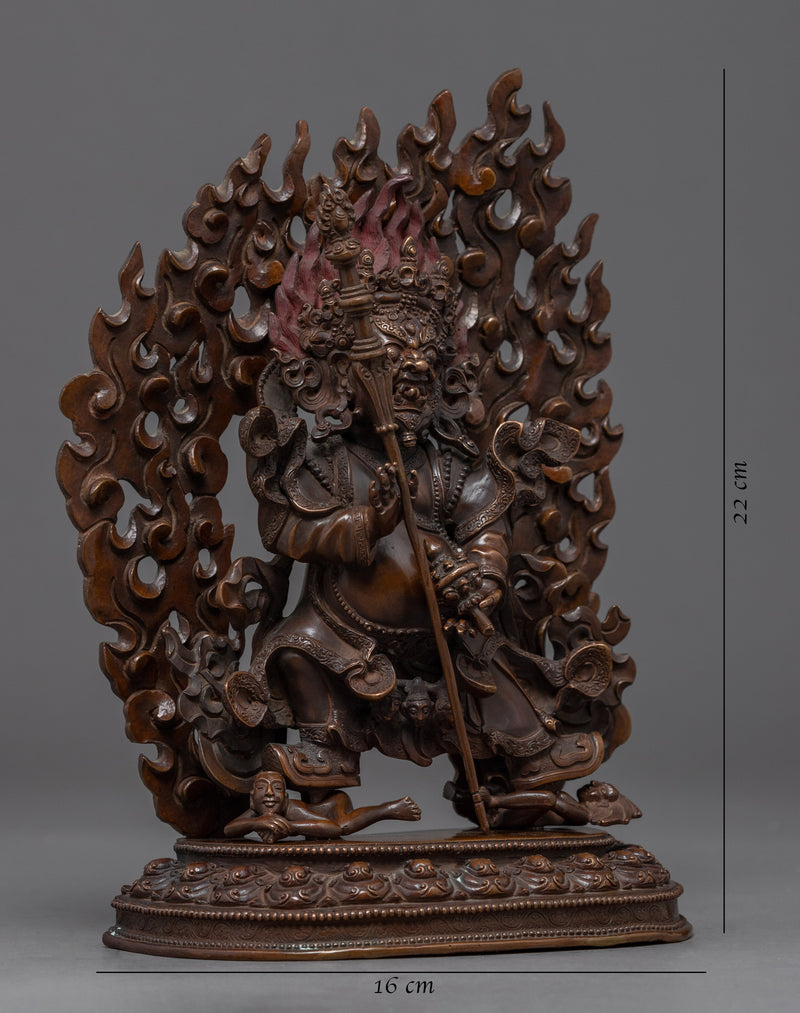 Mahakala Deity Statue | Traditional Himalayan Art Nepal