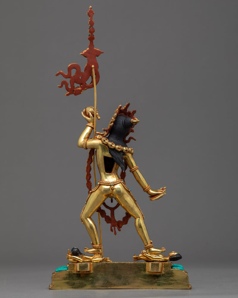 Goddess Vajrayogini Statue | Gold Plated Himalayan Art