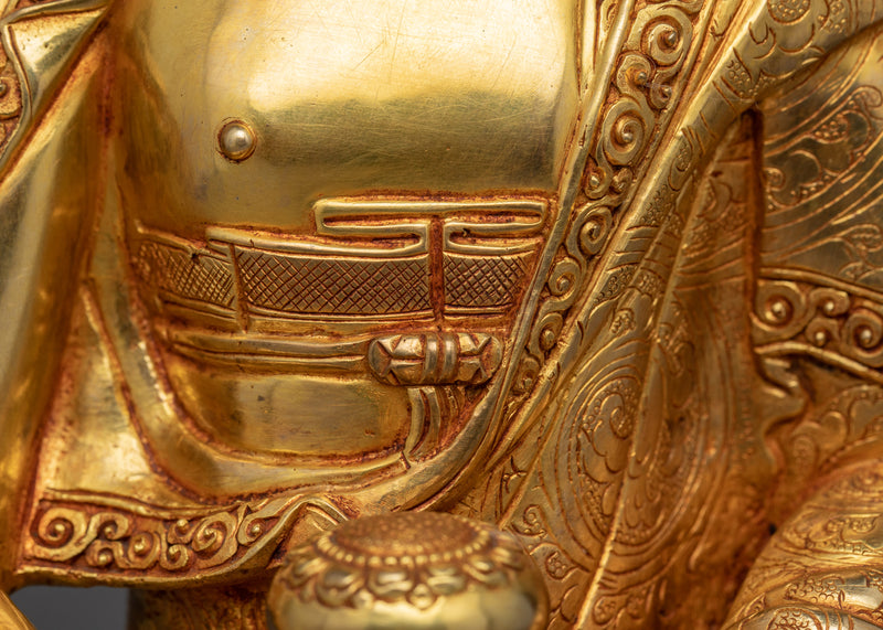 Amitabha The Buddha Of Infinite Light | Gold Plated Himalayan Art