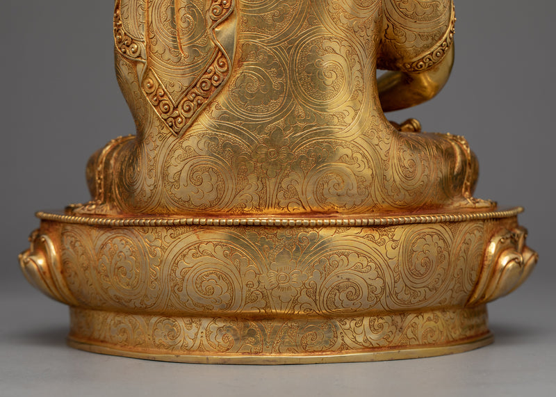 Amitabha The Buddha Of Infinite Light | Gold Plated Himalayan Art