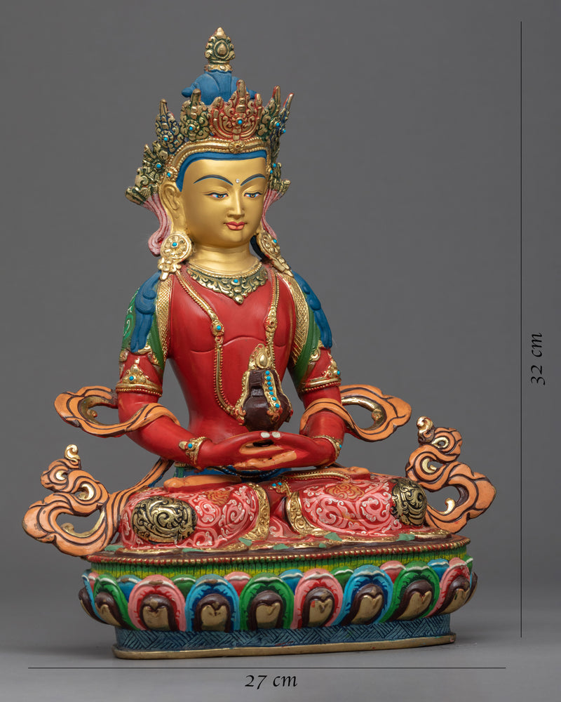 Amitayus Buddha of Long Life | Traditional Bodhisattva Art