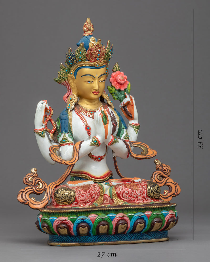 Bodhisattva Sculpture Set | Traditionally Made Deity Statues