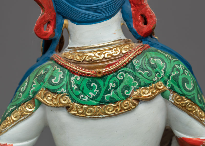 Vajrasattva Meditation Statue | | Gold Gilded Traditional Vajrasattva Art
