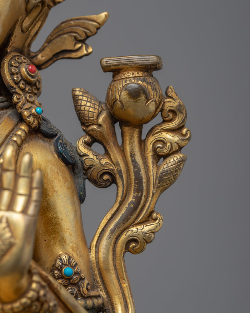 Manjushri Practice Sculpture | Himalayan Manjushree Art