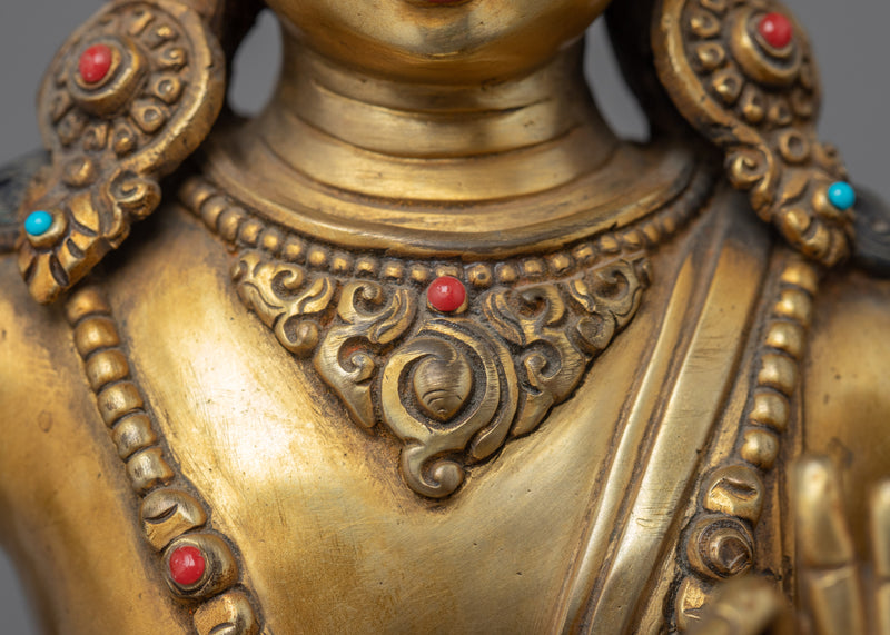 Manjushri Practice Sculpture | Himalayan Manjushree Art
