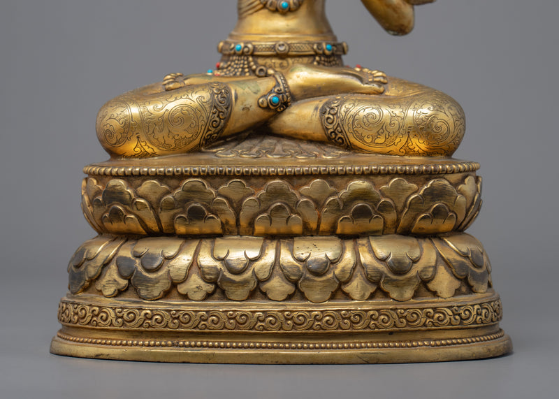 Manjushri Practice Sculpture | Himalayan Manjushree Art