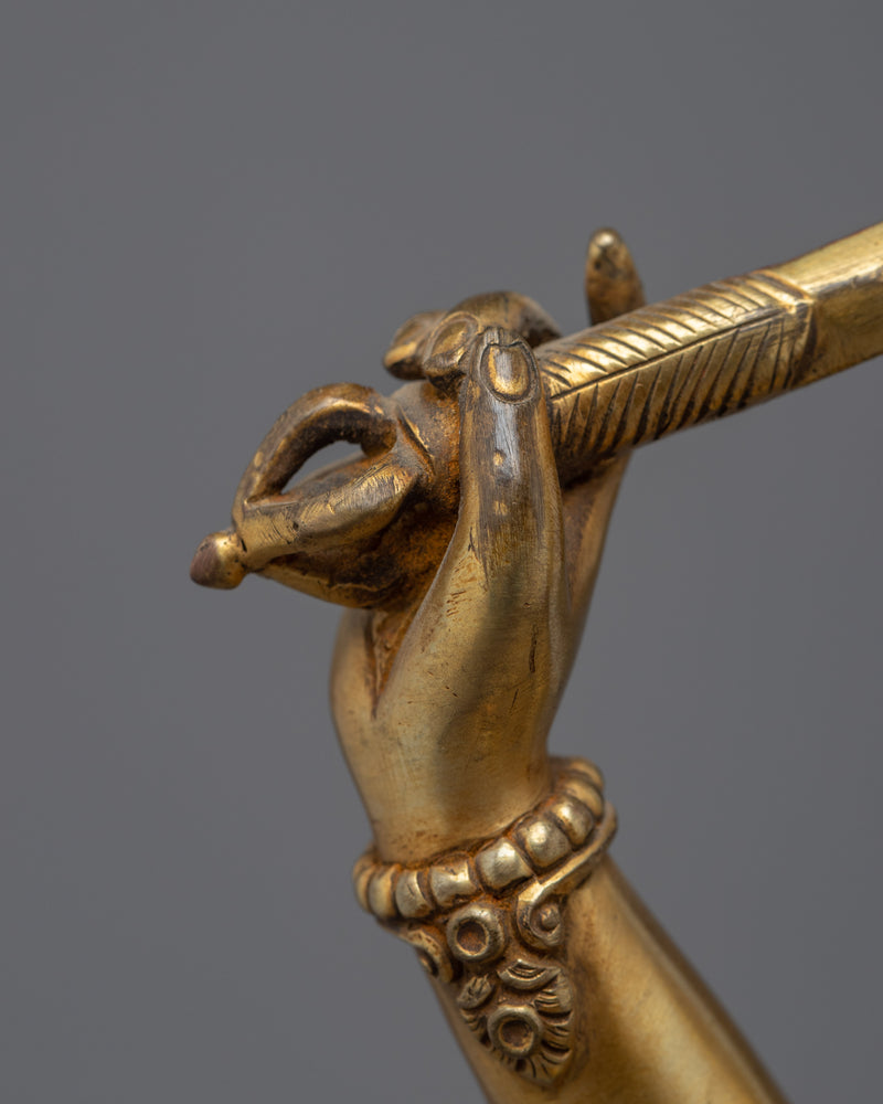 Manjushri Practice Sculpture | Himalayan Manjushree Art