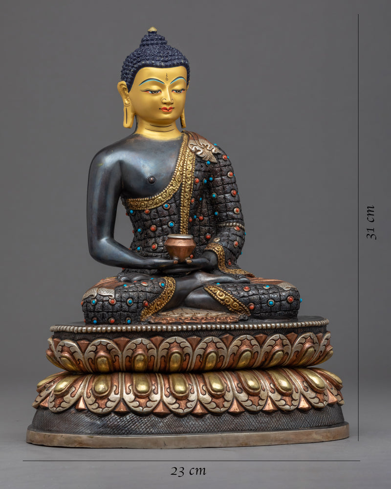 Seated Buddha Amitabha Statue | Handmade Art of Nepal
