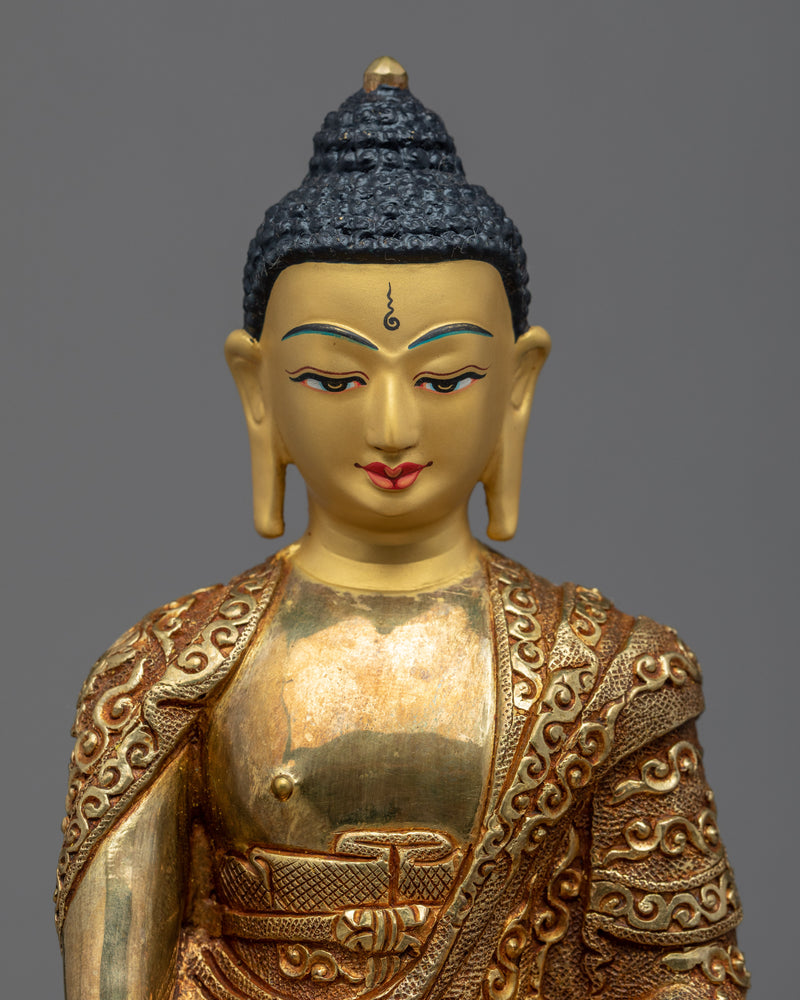 Seated Buddha Shakyamuni Sculpture | Tibetan Sculpture Art