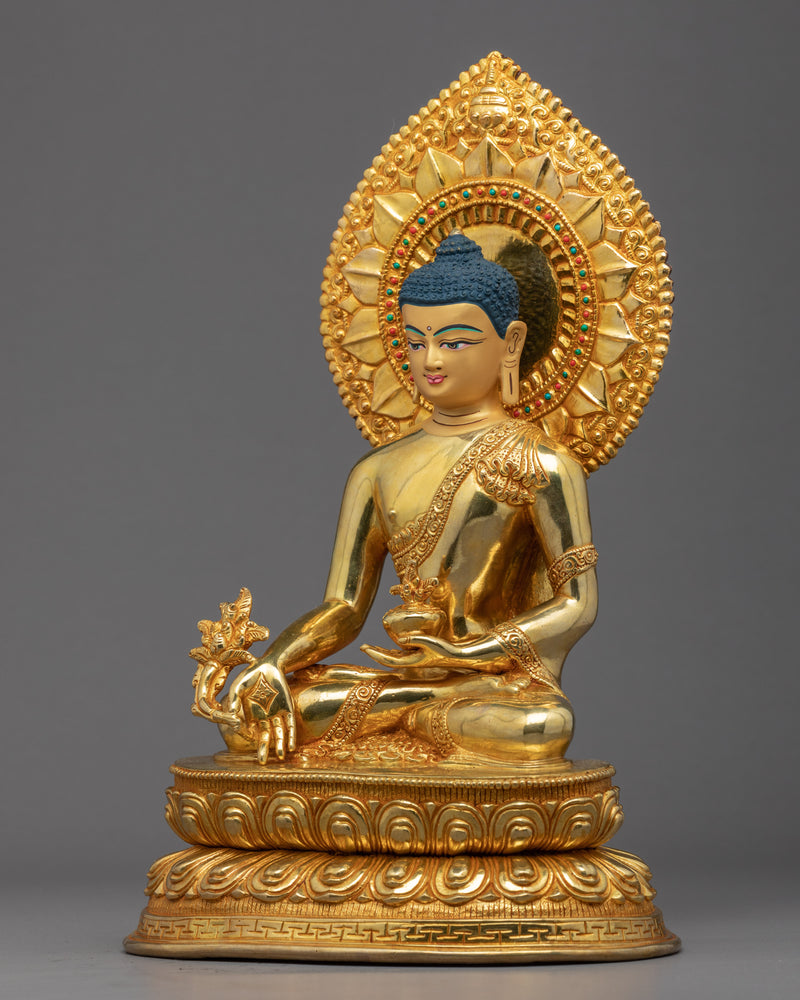 Medicine Buddha Lapis Lazuli | Traditional Buddha Sculpture