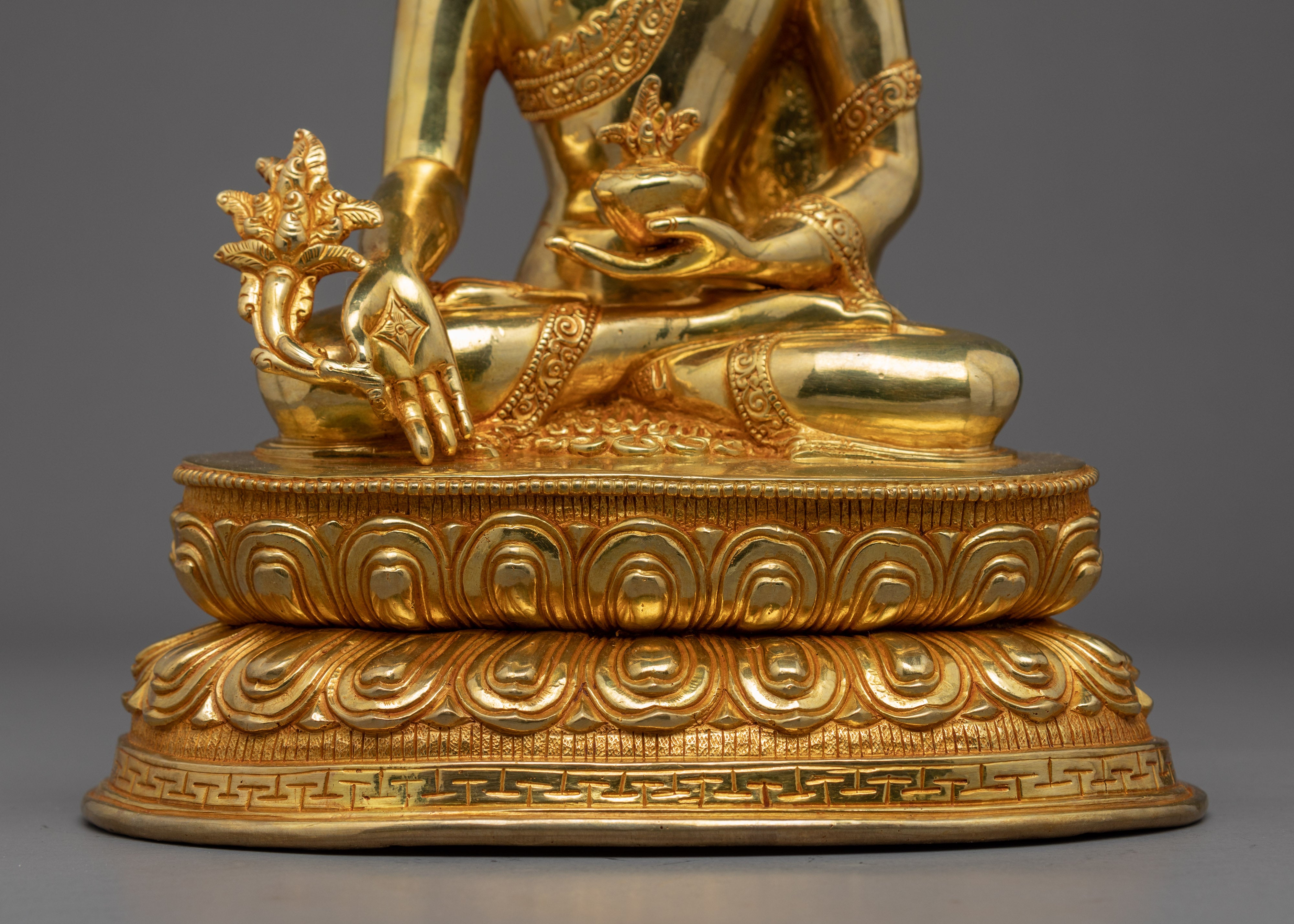 Medicine Buddha Lapis Lazuli | Traditional Buddha Sculpture