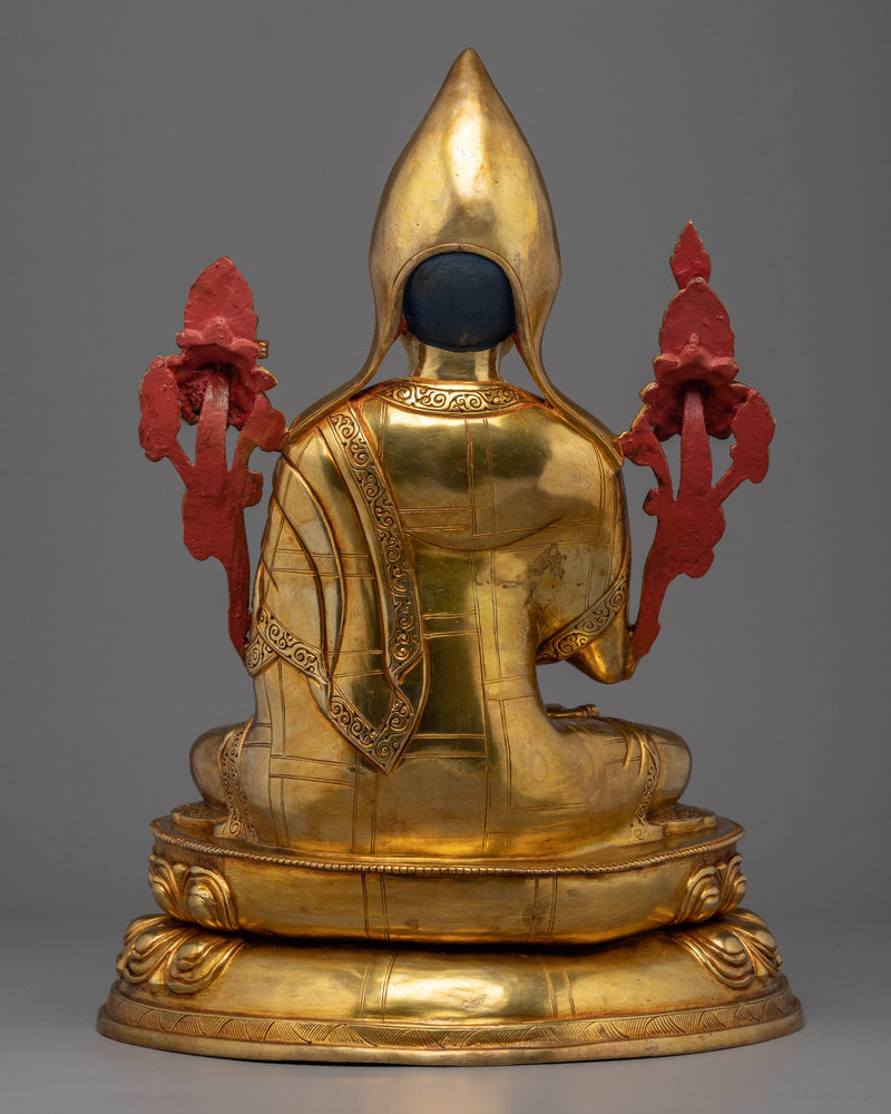 Je Tsongkhapa Statue |  Handcrafted Gold Statue