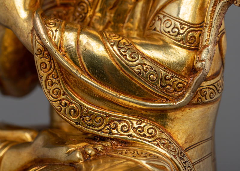 Je Tsongkhapa Statue |  Handcrafted Gold Statue