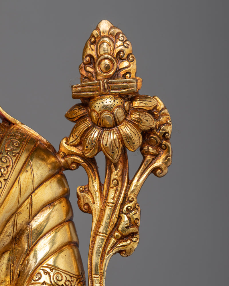 Je Tsongkhapa Statue |  Handcrafted Gold Statue