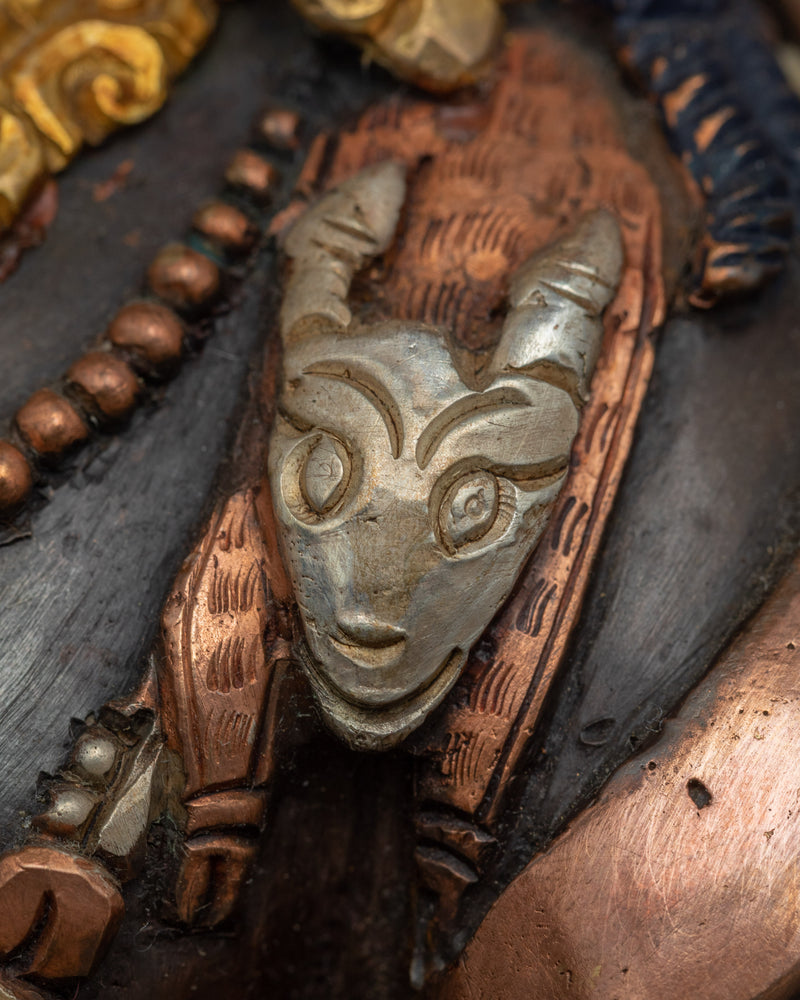 4 Armed Chenrezig Sculpture | Traditional Tibetan Art