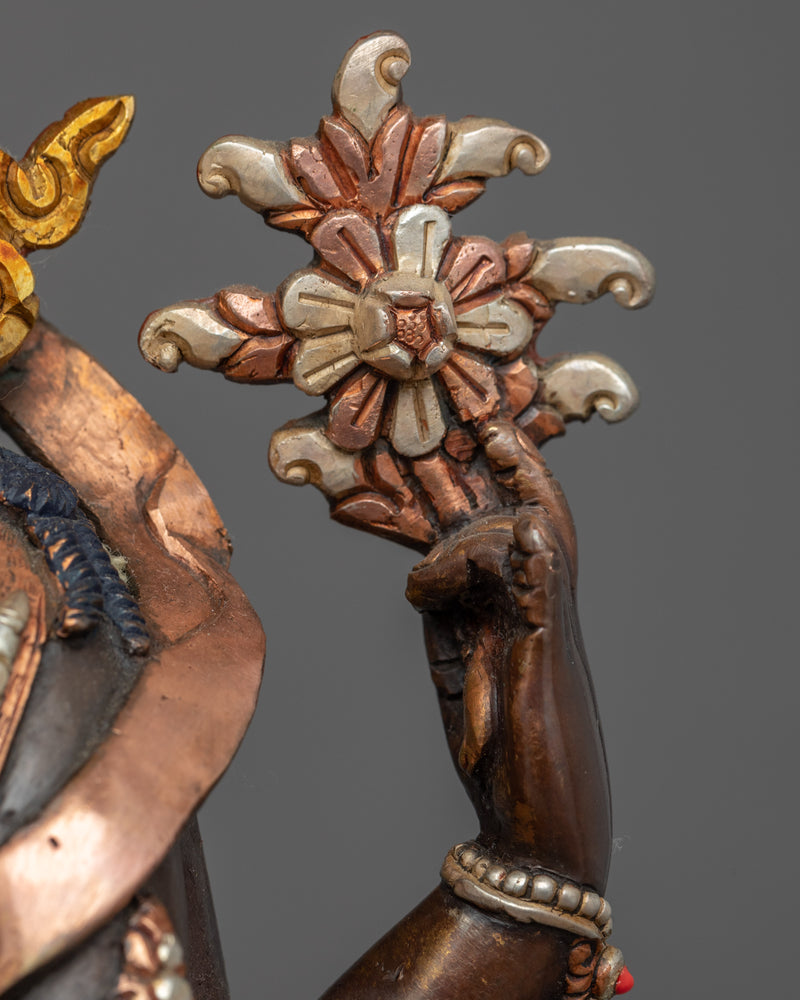 4 Armed Chenrezig Sculpture | Traditional Tibetan Art