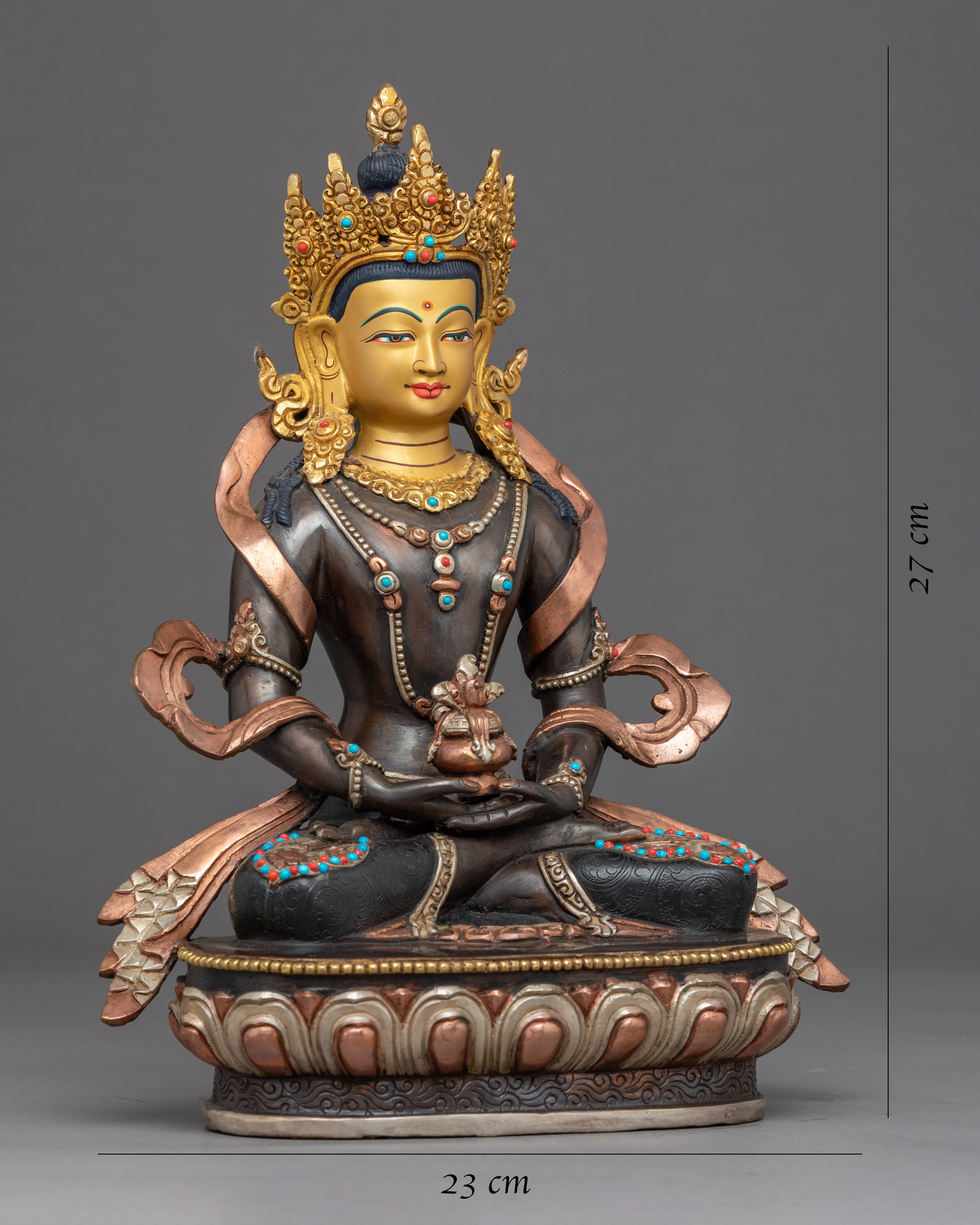 Amitayus Long Life Buddha Sculpture | Traditional Himalayan Art