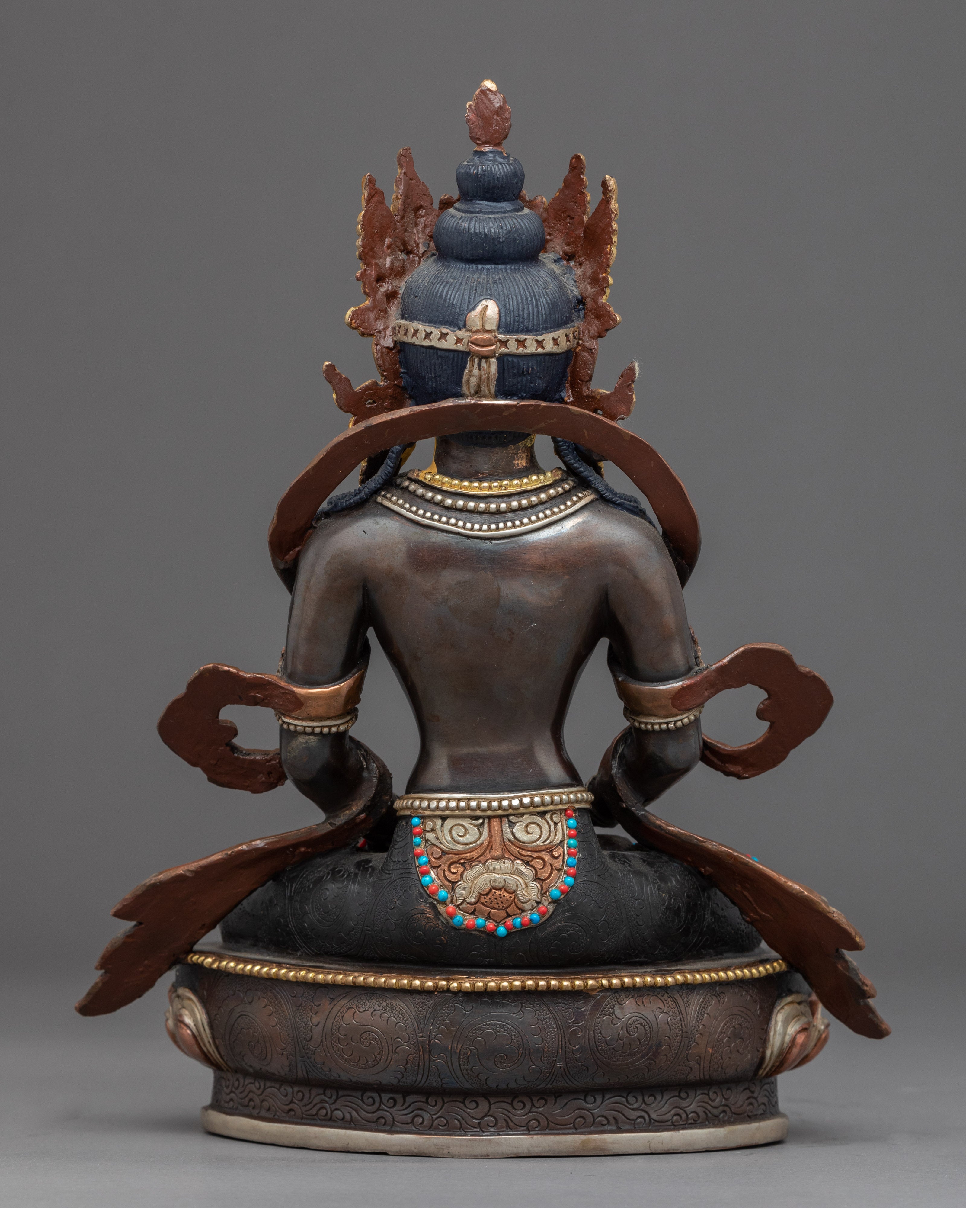 Amitayus Long Life Buddha Sculpture | Traditional Himalayan Art