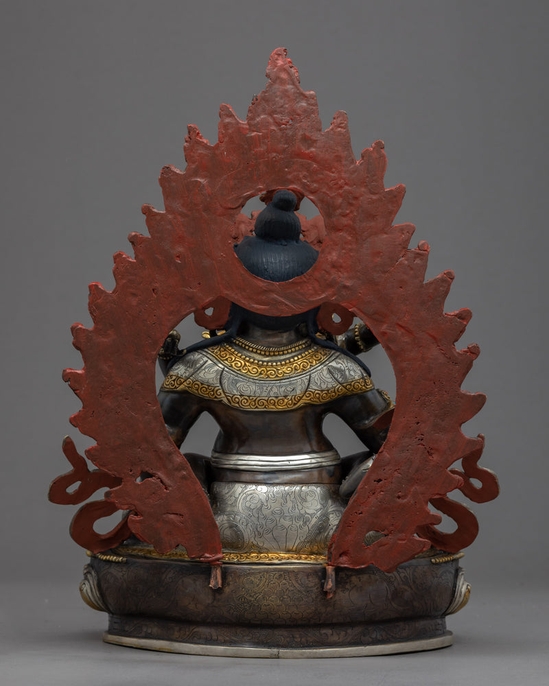 Red Dzambhala Statue | Wealth Deity of Buddhism