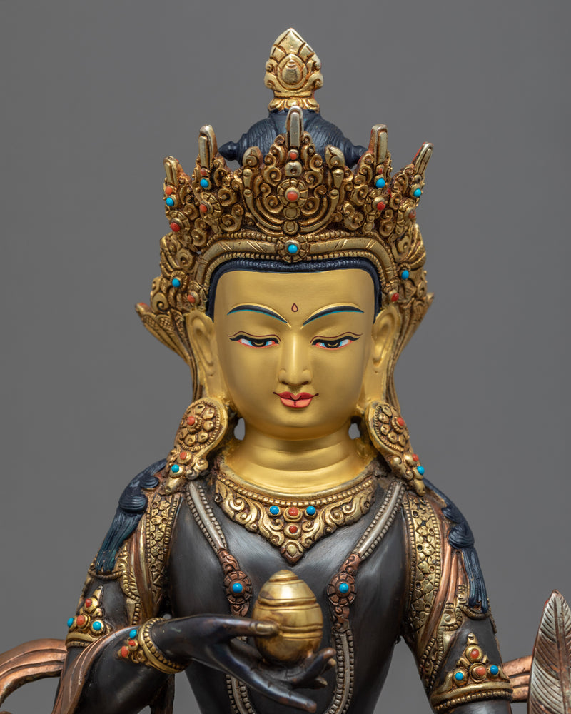 Kshitigarbha Statue | Hand-Carved Buddhist Sculpture
