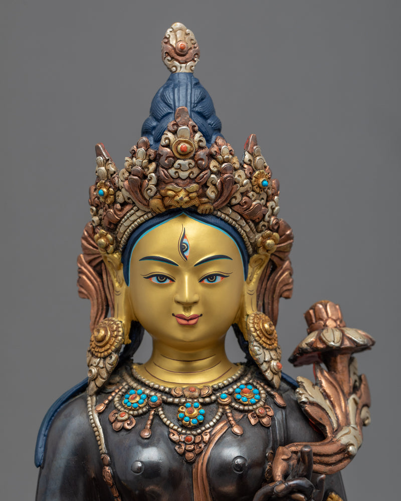 White Tara Female Buddha Statue | Handmade Art of Nepal