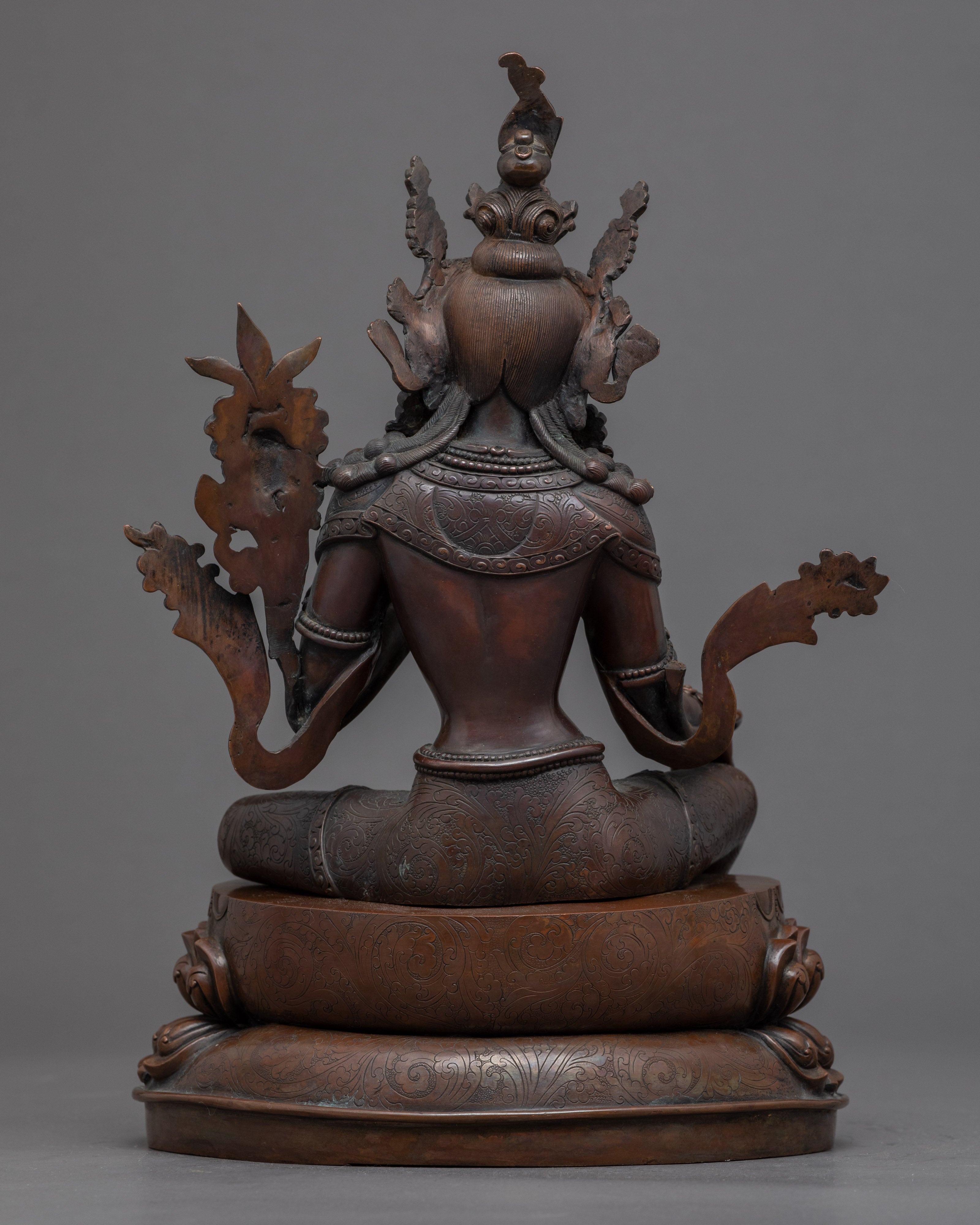 Green Tara Copper Statue | Compassionate Mother Tara