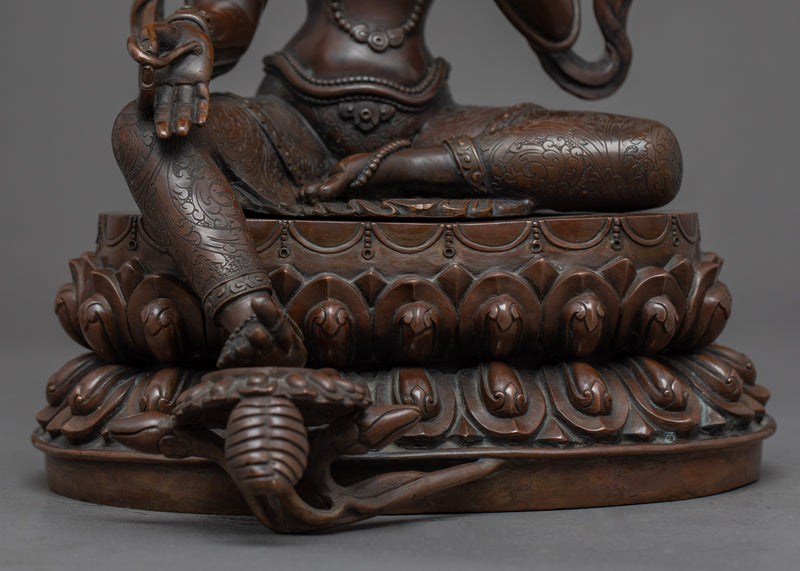 Green Tara Copper Statue | Compassionate Mother Tara