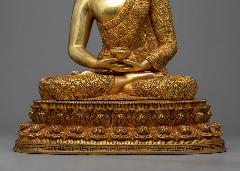 Amitabha Buddha Sculpture Nepal | Traditionally Hand Carved in Nepal